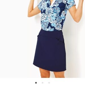 Lilly Pulitzer Monica Skort, Size 6, Navy